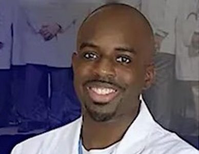 Dr. Dale Okorodudu, MD, founder of Black Men in White Coats