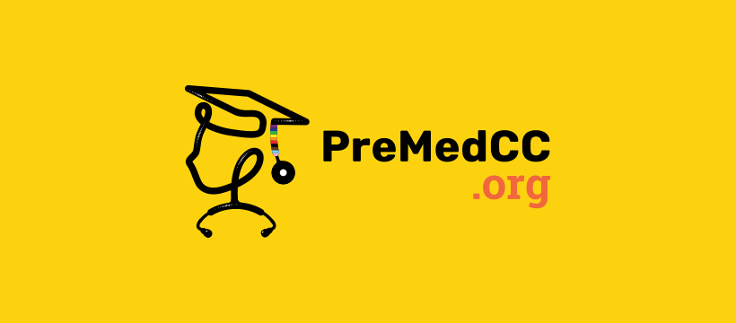 premedcc.org yellow banner with logo